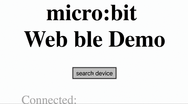web ble demo